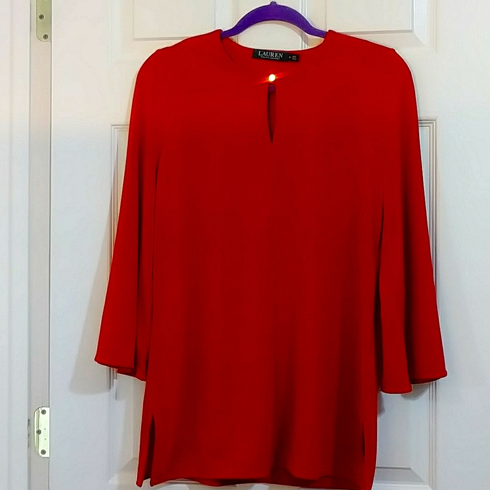 LAUREN Red Blouse
